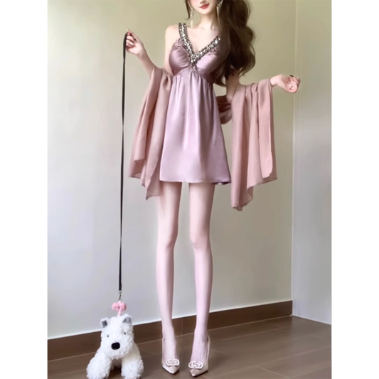 Blaues langes Ballkleid Abendkleid zum 21. Geburtstag cg26107