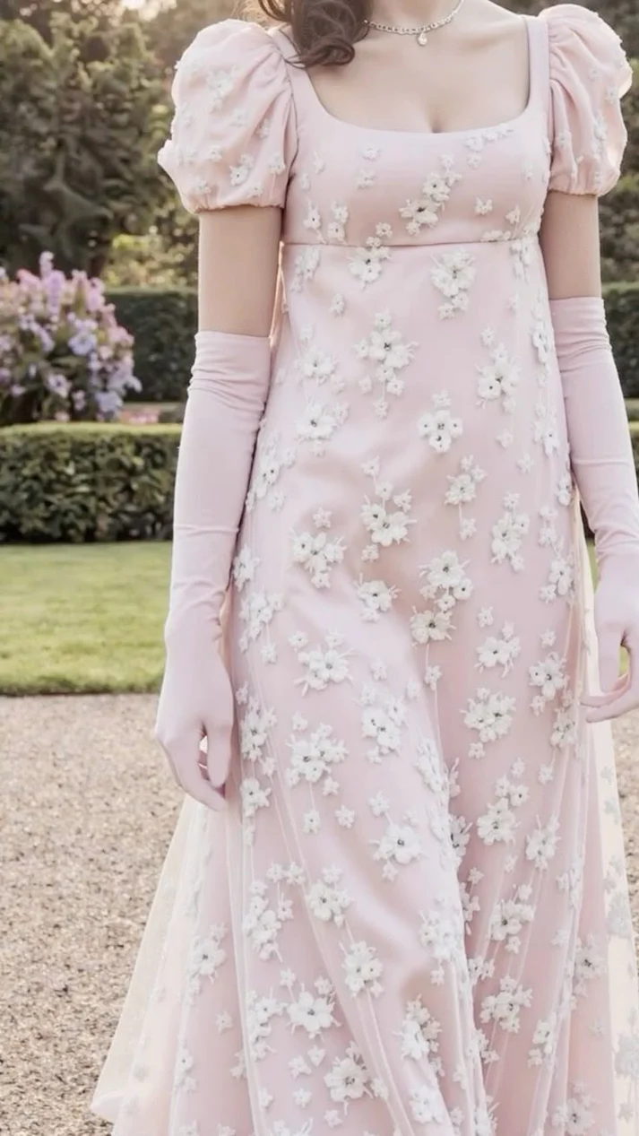 Light Pink A-Line Long Prom Dress Evening Party Dresses  cg26215