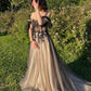 A Line Off The Shoulder Fashion Prom Dresses, long Evening Dresses    cg24999