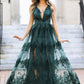 Dark Green Prom Dress, Long Formal Dresses  cg8379