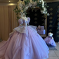 Lavender Tulle Ball Gown Sweetheart Quinceanera Dress Evening Dress    cg25447