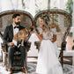 Boho Chic Lace Crop Chiffon Prom Dresses Two Piece Boho Wedding Dresses   cg9947