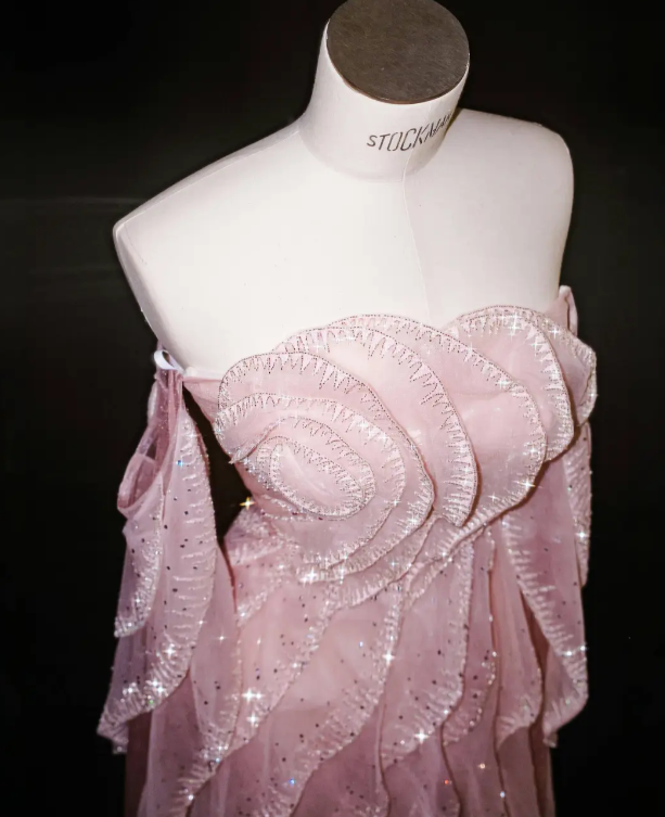 Blaues langes Ballkleid Abendkleid zum 21. Geburtstag cg26107