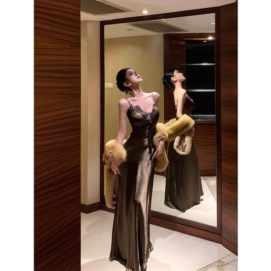 Blaues langes Ballkleid Abendkleid zum 21. Geburtstag cg26107