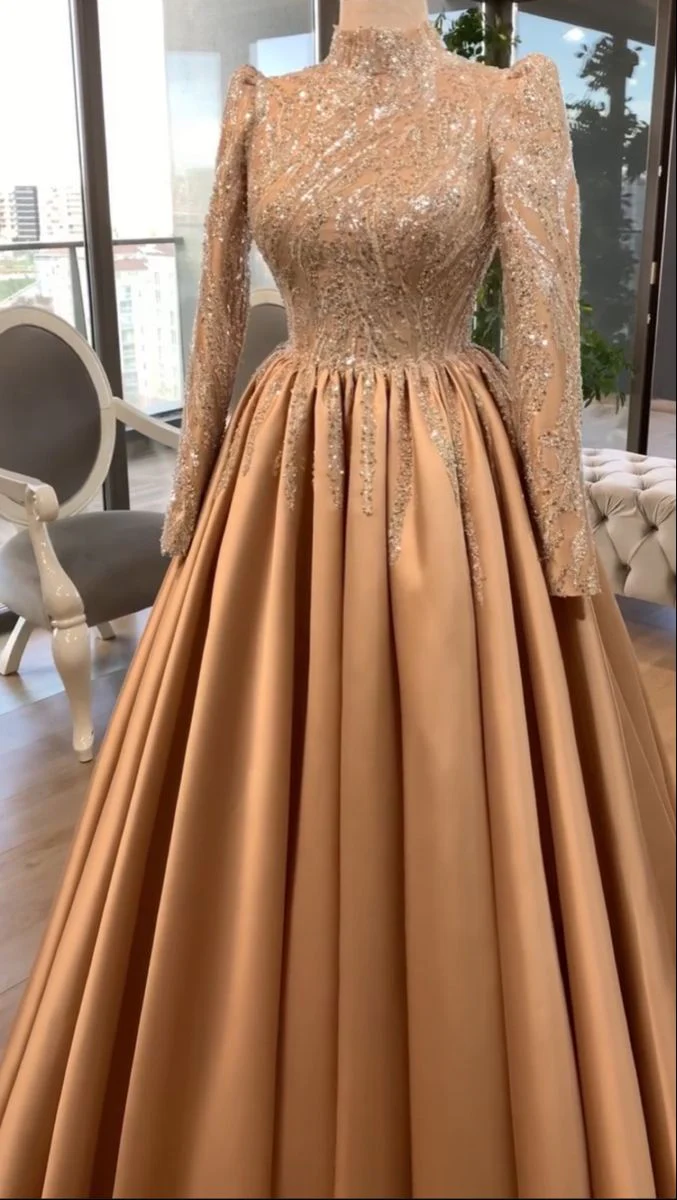 Champagne Prom Dresses, Formal Evening Dresses cg26221
