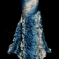 Vintage Mermaid Sweetheart Sleeveless Long Blue Prom Gown Fairy Prom Dresses cg26132