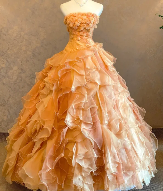 Vintage Prom Party Dress Ball Gown Sweet 16 Birthday Dress Evening Dress cg26282