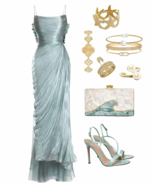 Blue Long Prom Dress Evening Dress 21st Birthday Outfit cg26107