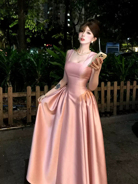 Blaues langes Ballkleid Abendkleid zum 21. Geburtstag cg26107