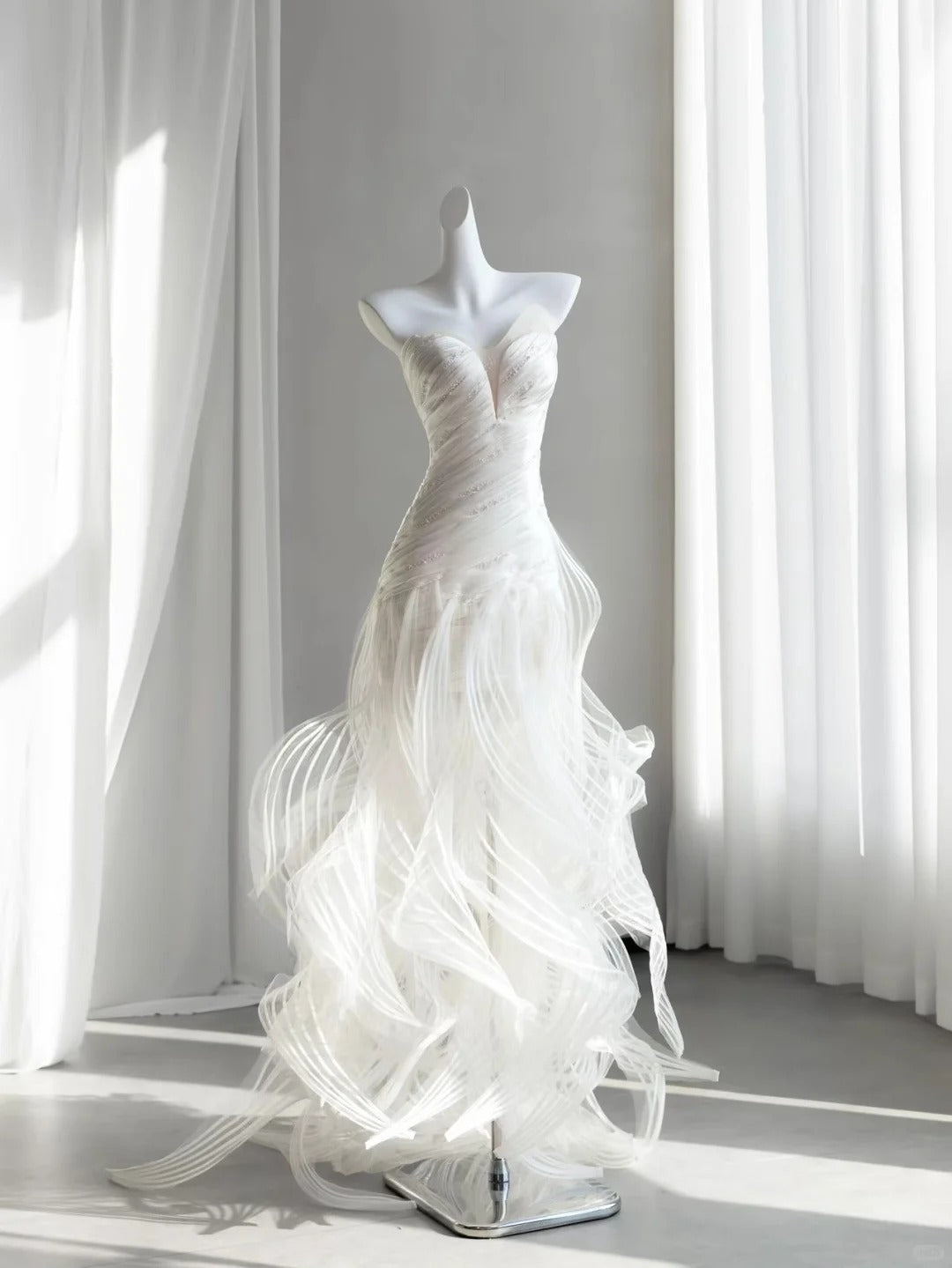 Blaues langes Ballkleid Abendkleid zum 21. Geburtstag cg26107
