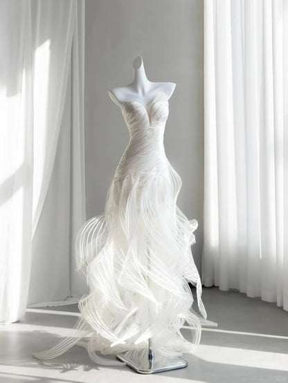 Blaues langes Ballkleid Abendkleid zum 21. Geburtstag cg26107