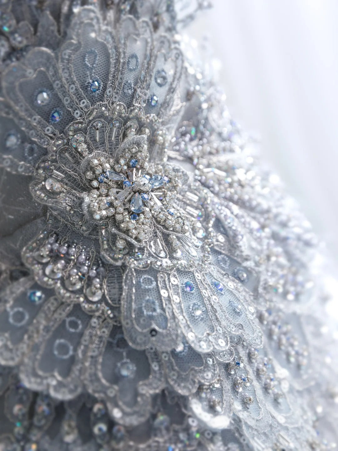 Gittering Light Blue Mini Dress Strapless Party Dress Sequins A-Line Homecoming Dress CY0006