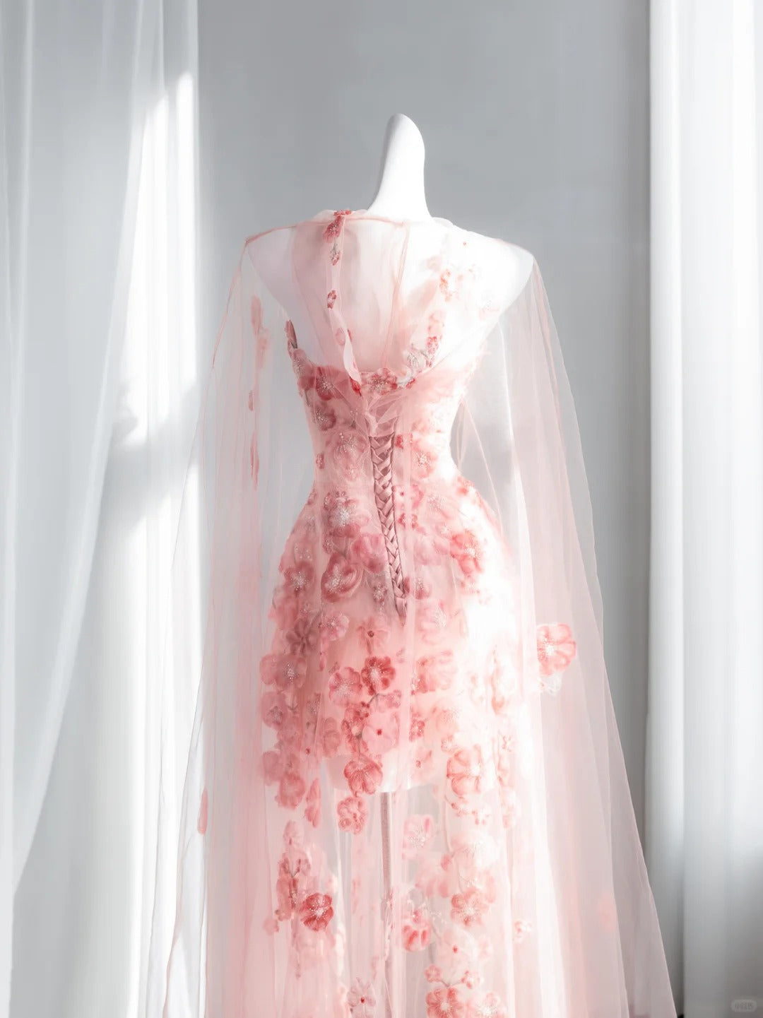 Sweet Pink Appliques Prom Dress Strapless Sequins A-Line Evening Dress CY0007
