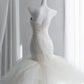 Blaues langes Ballkleid Abendkleid zum 21. Geburtstag cg26107