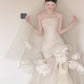Blaues langes Ballkleid Abendkleid zum 21. Geburtstag cg26107