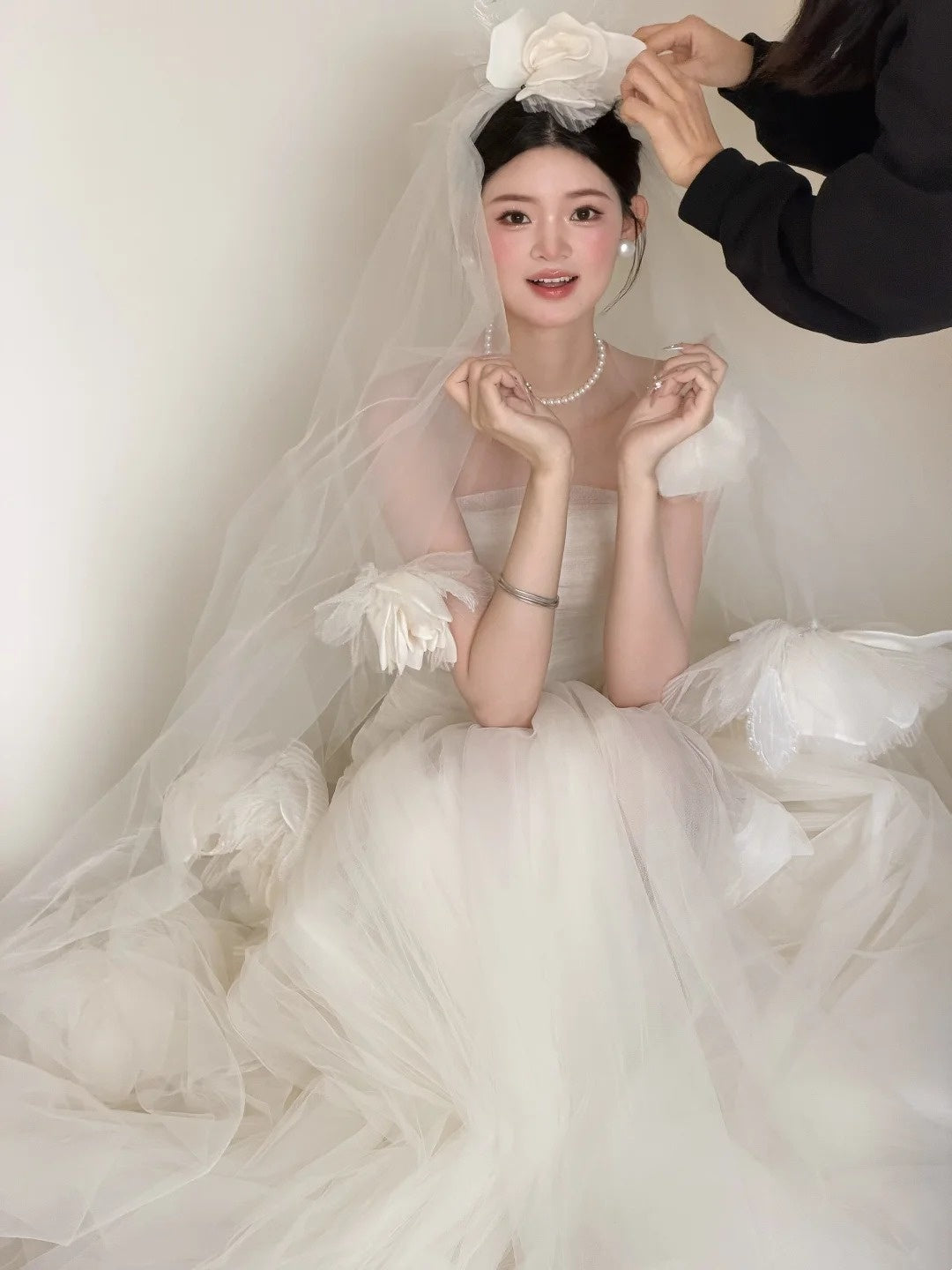 Blaues langes Ballkleid Abendkleid zum 21. Geburtstag cg26107