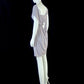 Glitzerndes Etuikleid mit schulterfreiem Pailletten-Minikleid, Partykleid, Heimkehrkleid, cg18402
