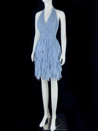 Glitzerndes Etuikleid mit schulterfreiem Pailletten-Minikleid, Partykleid, Heimkehrkleid, cg18402