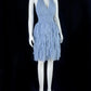 Glitzerndes Etuikleid mit schulterfreiem Pailletten-Minikleid, Partykleid, Heimkehrkleid, cg18402