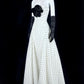 Lavendelfarbenes Tüllkleid mit V-Ausschnitt und Lagen, langes Sweet 16-Kleid, hellviolettes Ballkleid, Partykleid cg19681