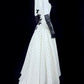 Lavendelfarbenes Tüllkleid mit V-Ausschnitt und Lagen, langes Sweet 16-Kleid, hellviolettes Ballkleid, Partykleid cg19681