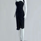 Glitzerndes Etuikleid mit schulterfreiem Pailletten-Minikleid, Partykleid, Heimkehrkleid, cg18402