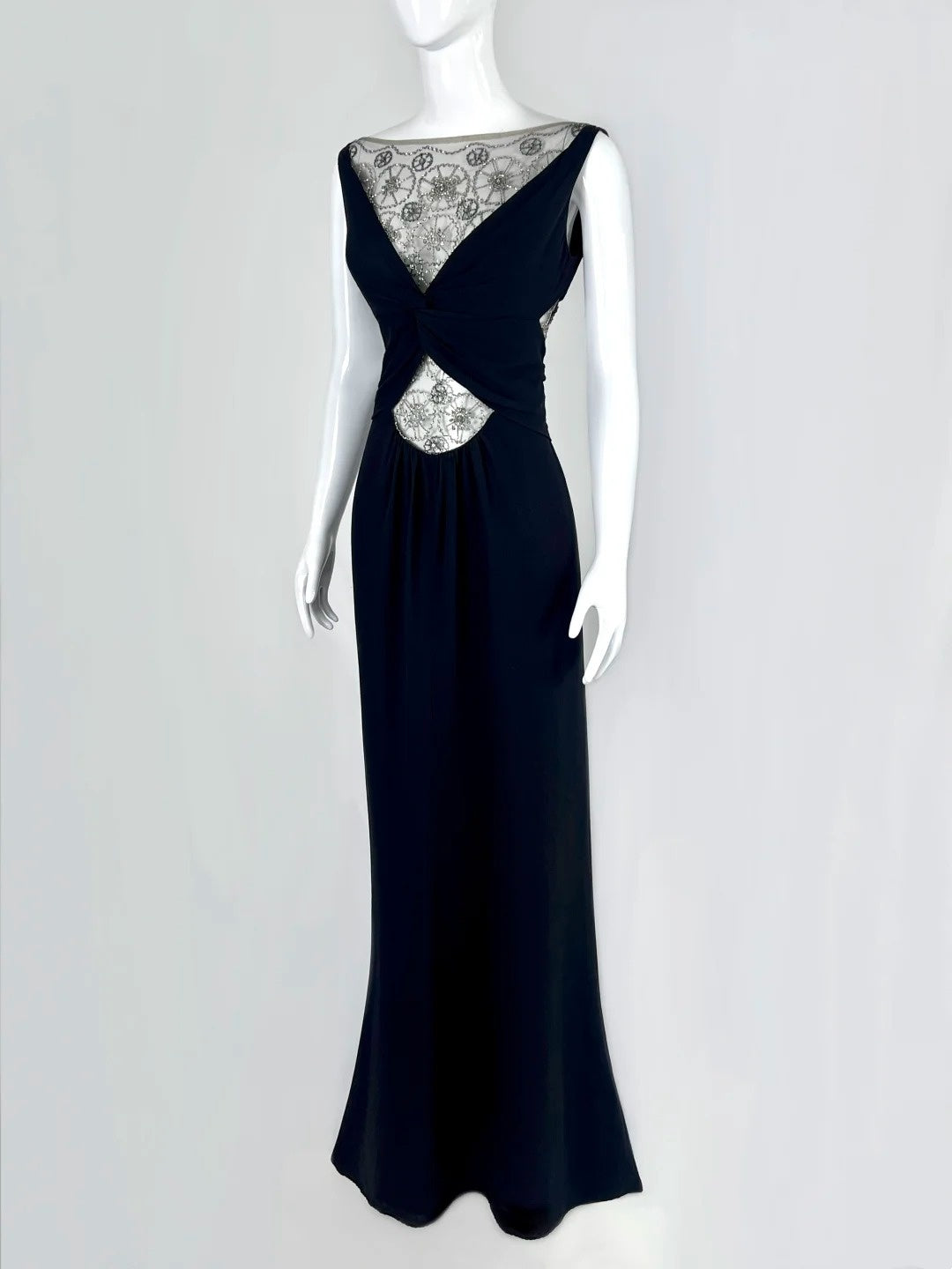 Gittering Sequins Mesh Black Prom Dress Long Mermaid Evening Dress CY0054