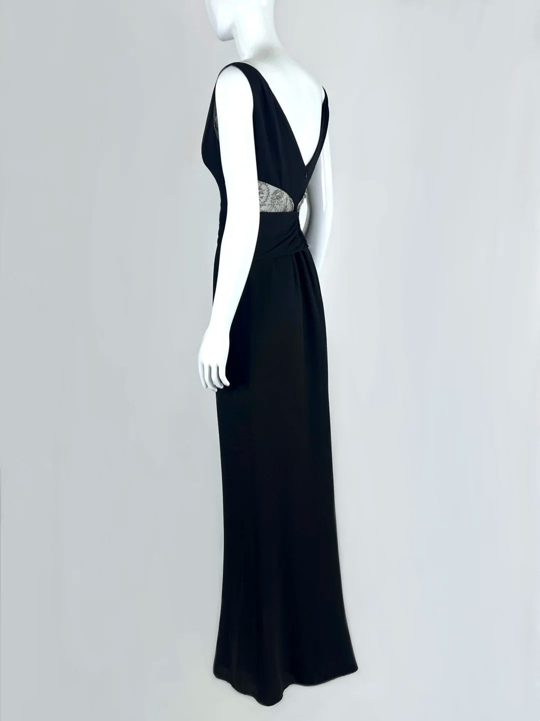 Gittering Sequins Mesh Black Prom Dress Long Mermaid Evening Dress CY0054