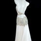 Alluring Halter Neck White Prom Dress Beading White Evening Dress CY0068