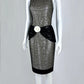 Glitzerndes Etuikleid mit schulterfreiem Pailletten-Minikleid, Partykleid, Heimkehrkleid, cg18402