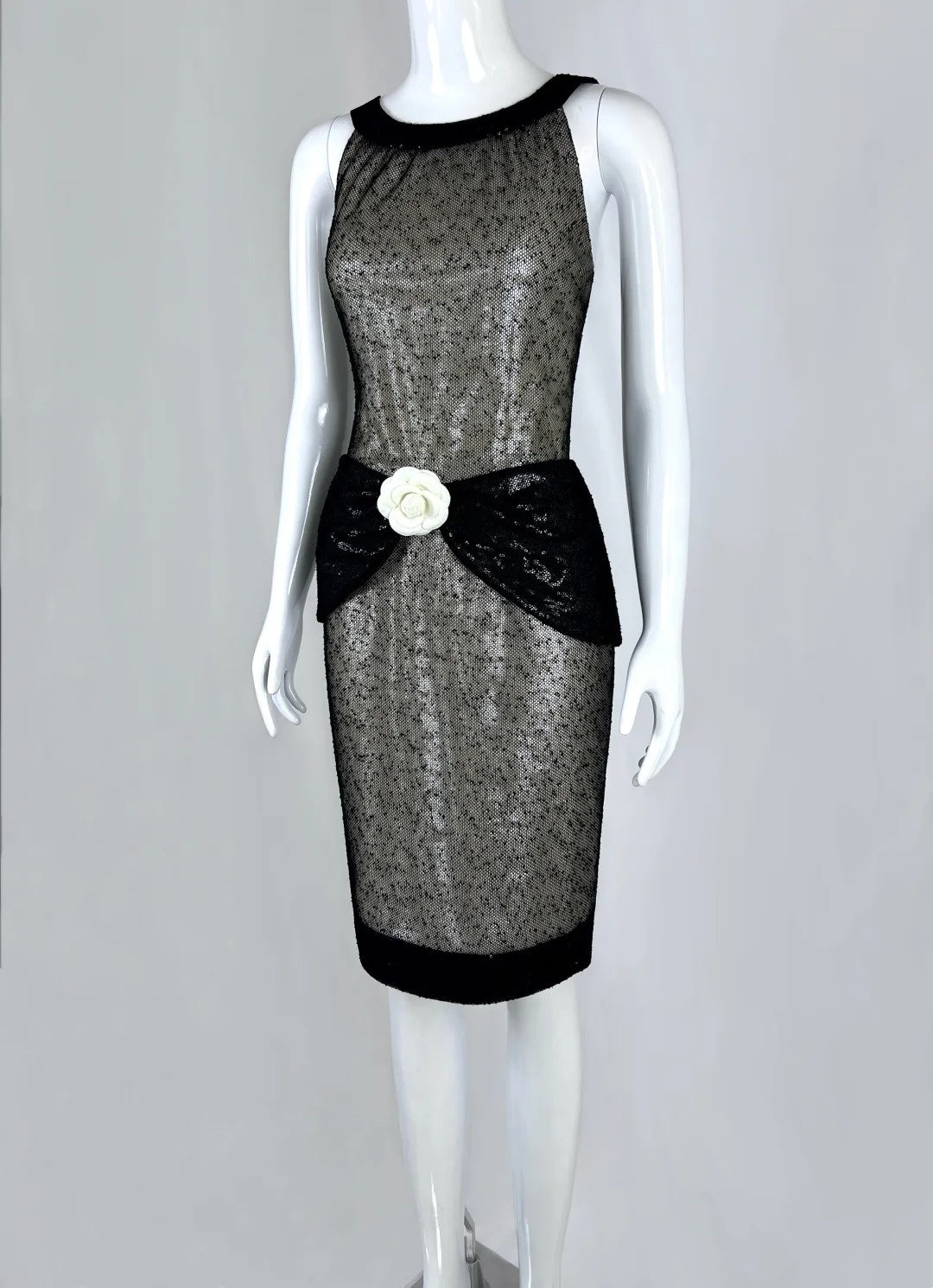 Glitzerndes Etuikleid mit schulterfreiem Pailletten-Minikleid, Partykleid, Heimkehrkleid, cg18402