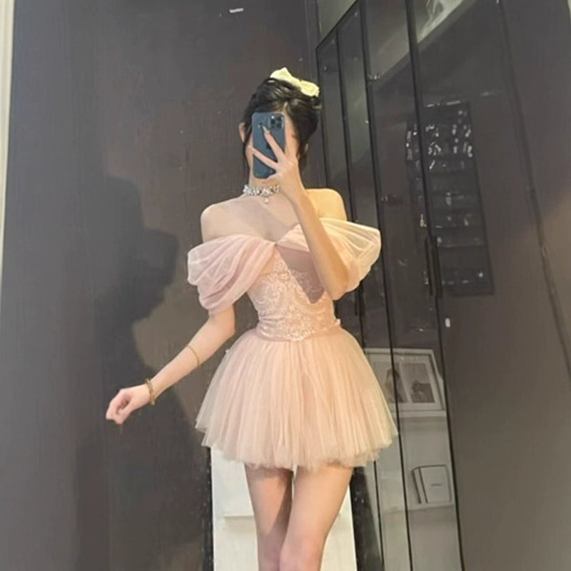 Blaues langes Ballkleid Abendkleid zum 21. Geburtstag cg26107
