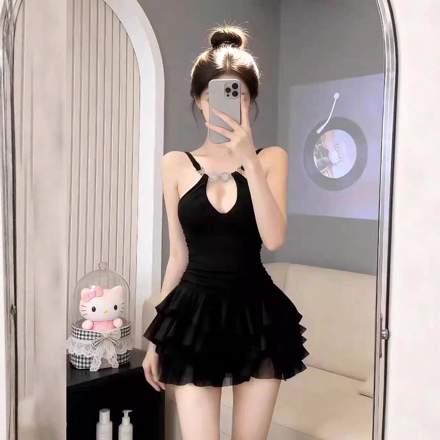 Blaues langes Ballkleid Abendkleid zum 21. Geburtstag cg26107