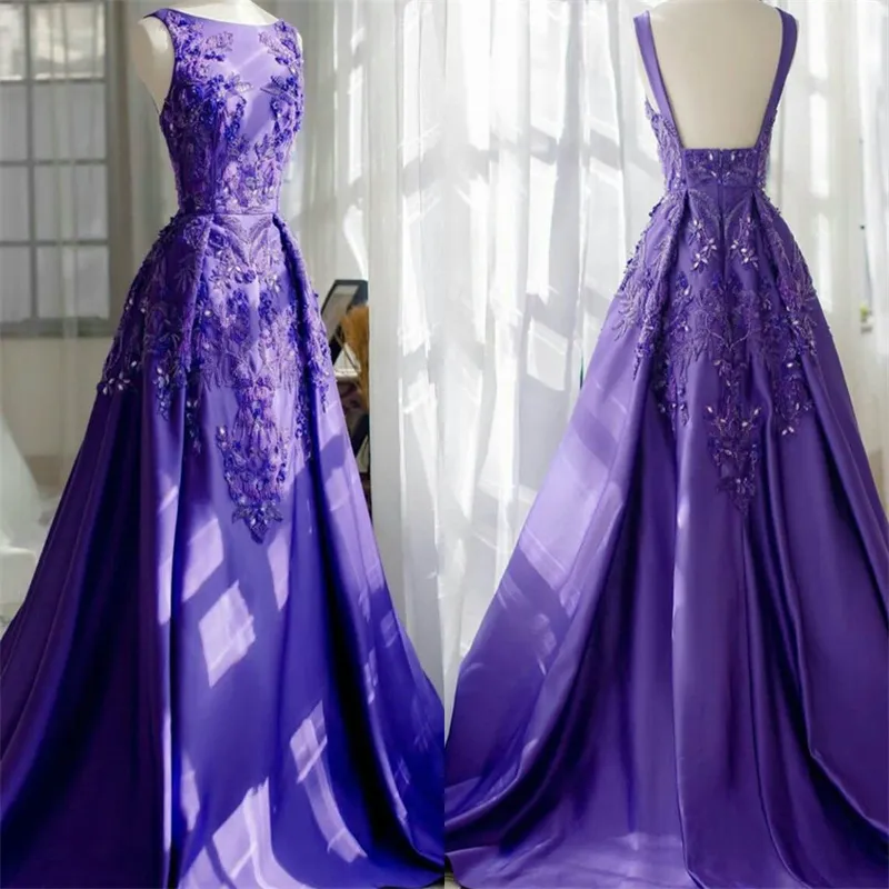 Purple long prom dress, evening dress cg20290 – classygown