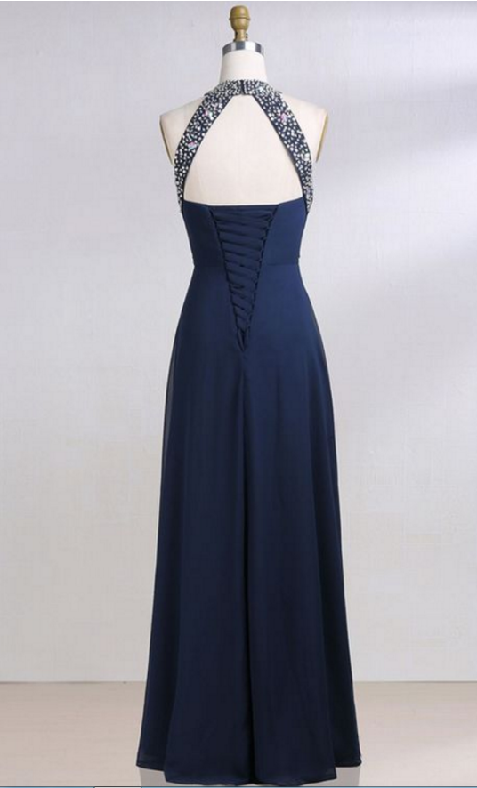 Elegant Beaded A Line Prom Dress, Formal Evening Gowns   cg5999