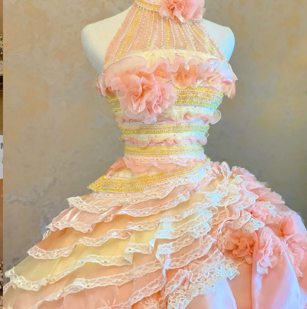 Ball Gown Sweet 16 Birthday Dress Pink Quinceanera Dresses  cg26324