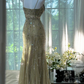 Straps Mermaid Tulle Beading Long Stunning Prom Dresses Elegant Formal Dresses cg26122