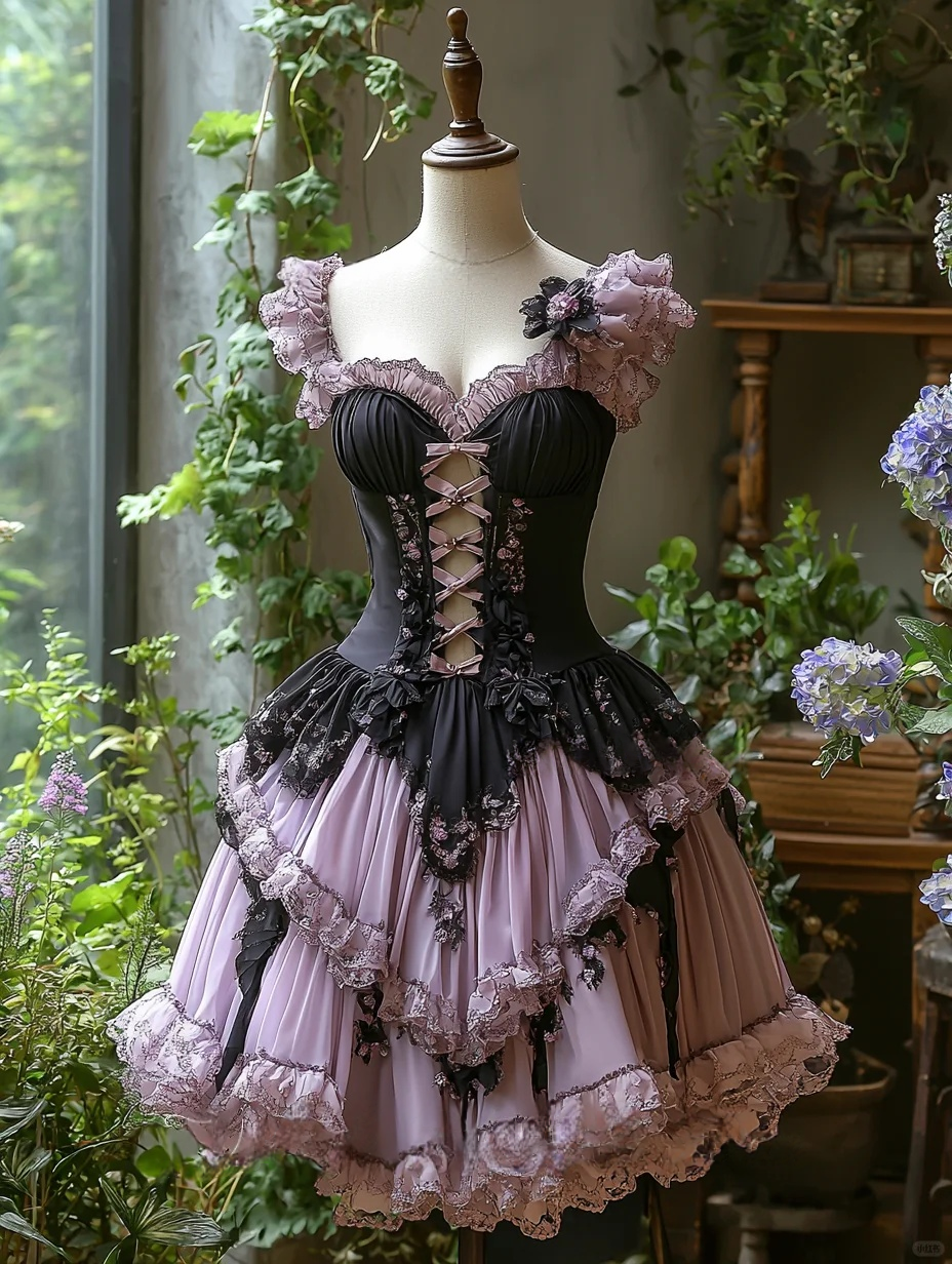 Lilac Chiffon Short Prom Party Dress Homecoming Dress Birthday Dress cg26285