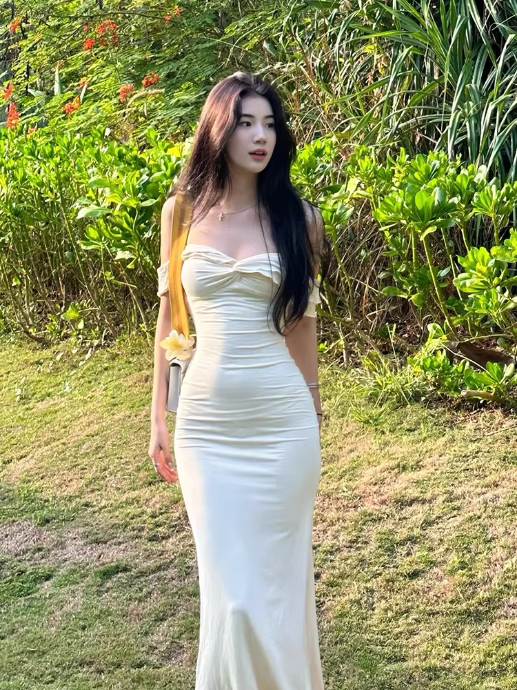 Blaues langes Ballkleid Abendkleid zum 21. Geburtstag cg26107