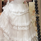 Strapless White Tulle Lace Wedding Dress Classy Wedding Gowns    cg26308