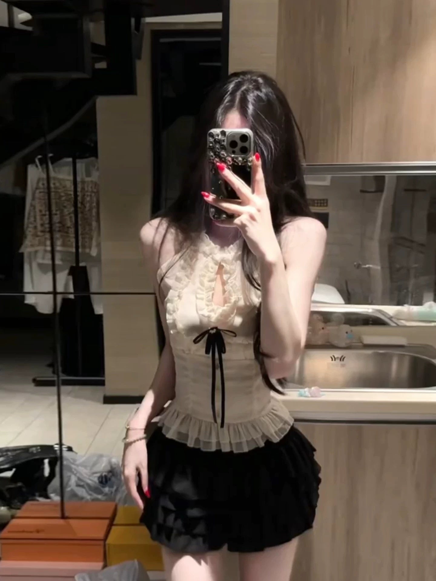 Blaues langes Ballkleid Abendkleid zum 21. Geburtstag cg26107