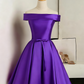 A Line Satin Semi Formal Gown Cocktail homecoming Dress   cg11392