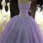 Ballkleid Ballkleider Tüll Spitze Applikationen cg16835