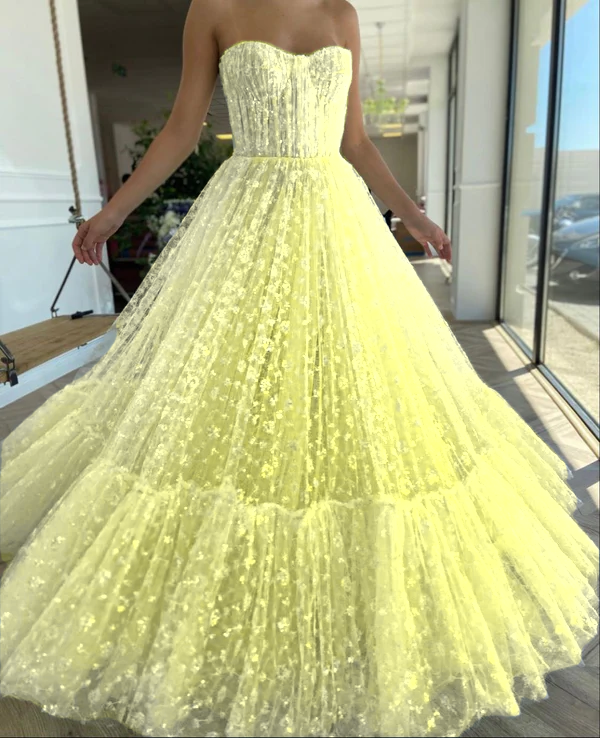 A-line long prom dress evening dress     cg21407