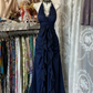 Black Elegant Vintage Prom Party Gown Evening Dress      cg25250