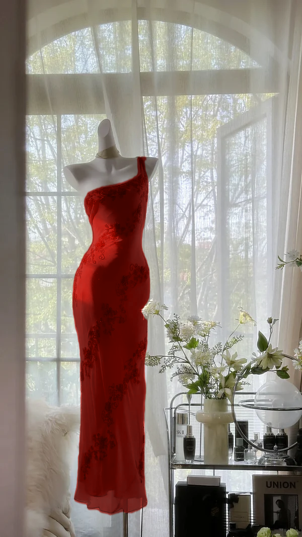 Vintage Evening Dresses, Unique Sleeveless Party Gowns  cg25528