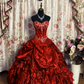 A-Linie Langes Ballkleid Quinceanera Kleid Einzigartiges Langes Abendkleid cg25549