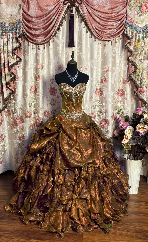 A-Linie Langes Ballkleid Quinceanera Kleid Einzigartiges Langes Abendkleid cg25549