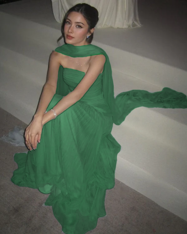 Long Prom Dress Strapless A-Line Formal Occasion Dress Elegant Simple Prom Evening Dress   cg25584