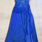 Spaghettiträger Langes Orange Partykleid Abendkleid Ballkleider cg25671